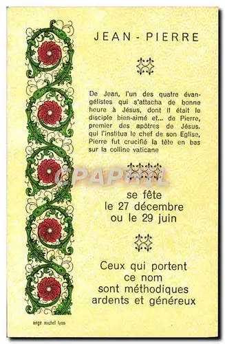 Cartes postales Jean-Pierre