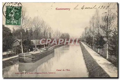 Cartes postales Bateau Peniche Commercy Canal de l&#39Est