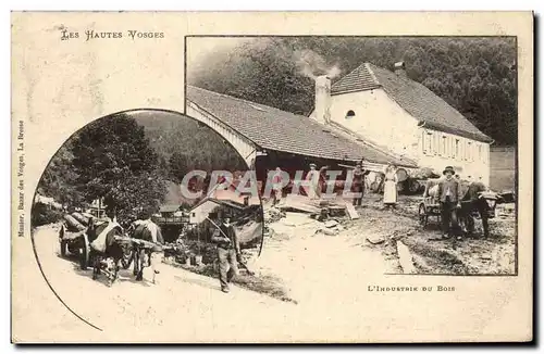 Cartes postales Hautes Vosges L&#39industrie du bois