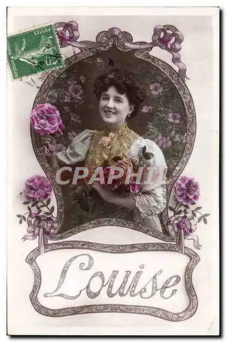 Cartes postales Fantaisie Prenom Louise