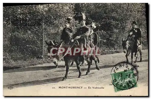 Cartes postales Ane Mule Montmorency En vadrouille