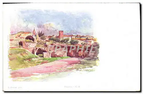 Cartes postales Fantaisie Illustrateur Frejus