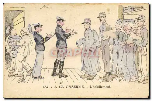Cartes postales Militaria L&#39habillement