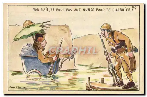 Cartes postales Militaria Nurse