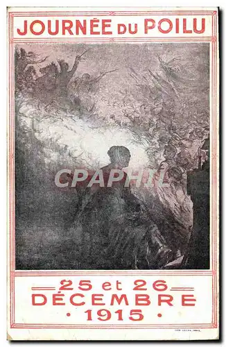 Cartes postales Militaria Journee du poilu 1915