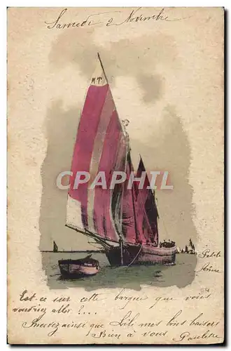 Cartes postales Bateau de peche