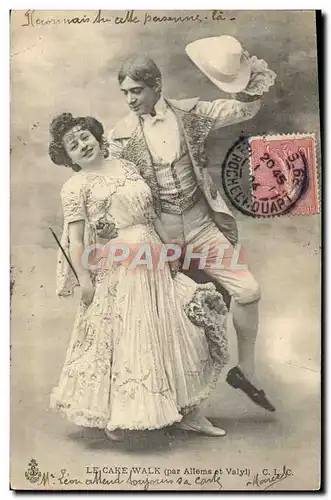 Cartes postales Fantaisie Danse Le Cake Walk Allems et Valyl Femme