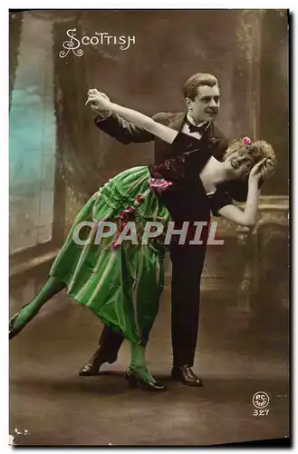 Cartes postales Fantaisie Danse Femme Scottish