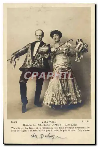 Ansichtskarte AK Fantaisie Danse Femme Cake Walk Les Elks