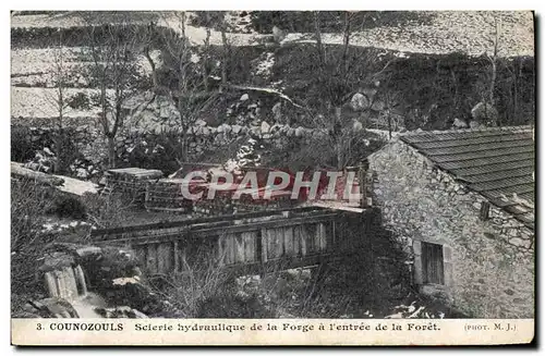 Cartes postales Counozouls Scierie hydraulique de la forge a l&#39entree de la foret