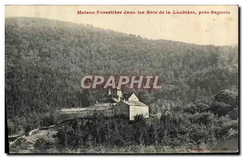 Cartes postales maison forestiere dans les bois de la Loubiere pres Sagnols