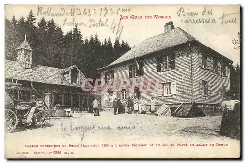 Ansichtskarte AK Les Cols des Vosges Maison forestiere du Praye Entre Moussey et le col de Praye en allant au don