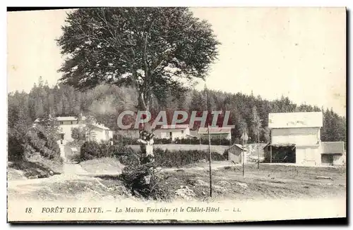 Cartes postales Foret de Lente La Maison forestiere et le Chalet Hotel