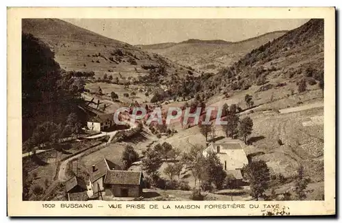 Cartes postales Bussang Vue prise de la maison forestiere du Taye