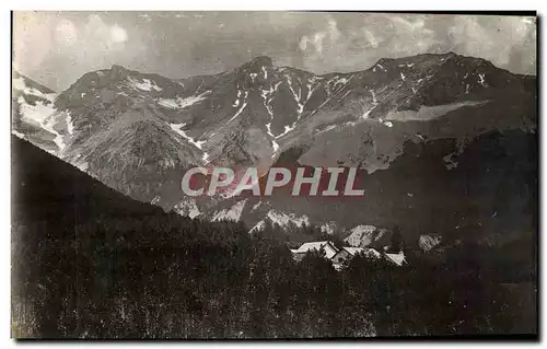 Ansichtskarte AK Les Alpes Maisons forestieres des Sauvas Massif d&#39Arouze Pic de Bure