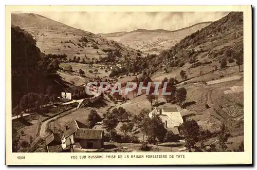 Cartes postales Vue sur Bussang prise de la Maison forestiere de Taye