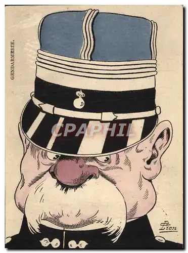 Ansichtskarte AK Fantaisie Illustrateur G Lion Soldat Militaria Gendarmerie