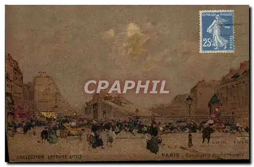 Cartes postales Fantaisie Illustrateur Luir Luigi Paris Boulevard Rochechouart