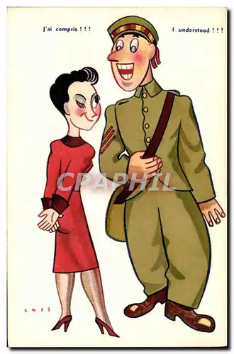 Cartes postales Fantaisie Militaria Cass