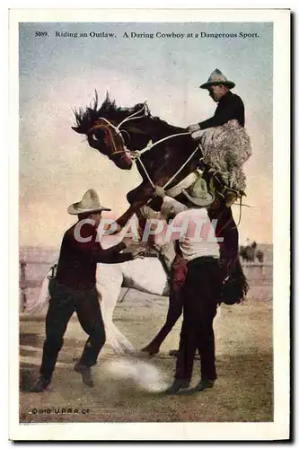 Ansichtskarte AK Far West Cow Boy Indiens Rodeo