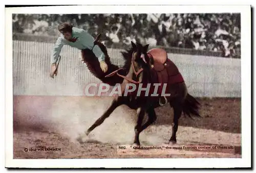 Ansichtskarte AK Far West Cow Boy Indiens Rodeo