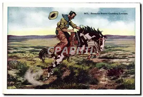 Cartes postales Far West Cow Boy Indiens Rodeo