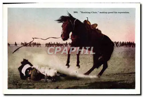 Ansichtskarte AK Far West Cow Boy Indiens Rodeo