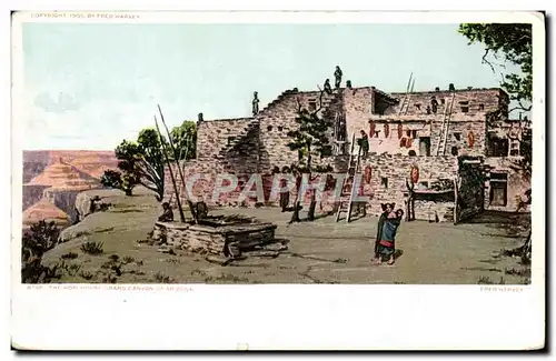 Cartes postales Far West Cow Boy Indiens The Hopi house Grand canyon of Arizona