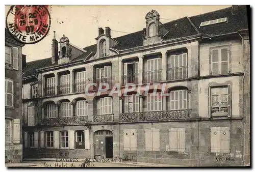 Cartes postales Foklore Tabac Langres L&#39entrepot des tabacs