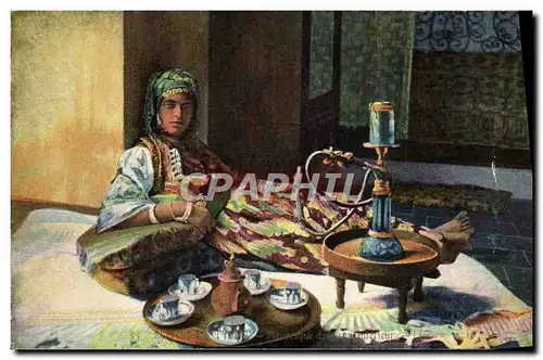 Cartes postales Foklore Tabac Algerie