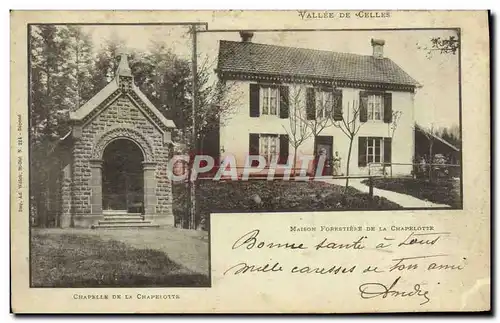 Cartes postales Foret Vallee de Celles Maison forestiere de la Chapelotte