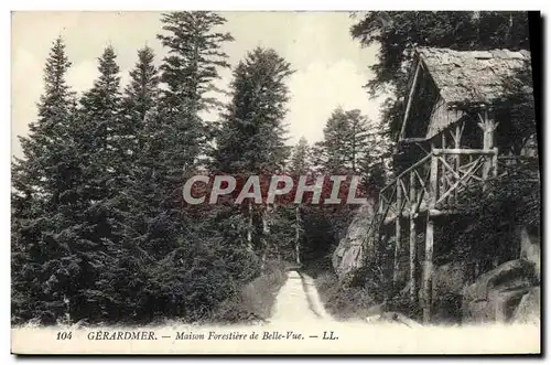 Cartes postales Foret Gerardmer Maison forestiere de Belle Vue