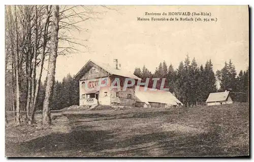 Cartes postales Foret Environs de Hohwald Maison forestiere de la Rotlach