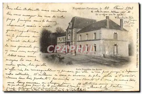 Cartes postales Foret Nogent sur Vernisson Ecole forestiere des Barres