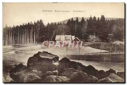 Cartes postales Foret Howald Maison forestiere Welschbuch
