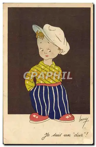 Cartes postales Fantaisie Illustrateur Lacroix Enfant