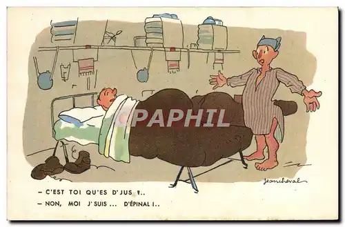 Cartes postales Fantaisie Militaria Jean Cheval