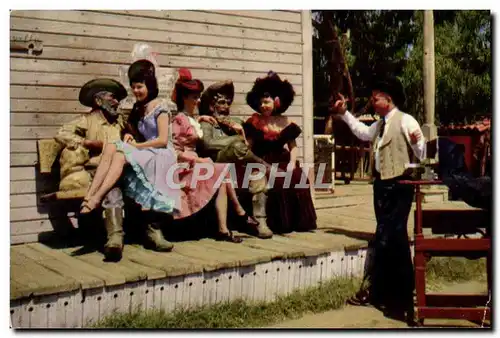 Cartes postales moderne Far West Cow Boy Handsome Brady and Whiskey Bill Knott&#39s Berry Ghost Town Buena Park Californ