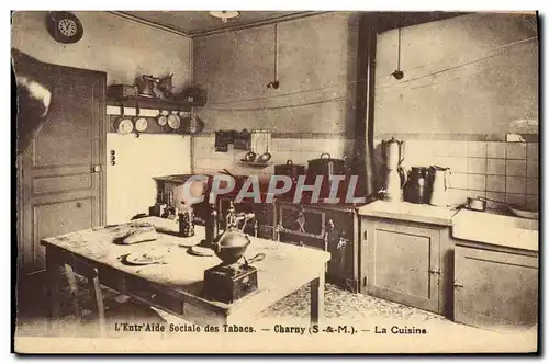 Cartes postales Tabac L&#39entraide sociale des tabacs Charny La cuisine