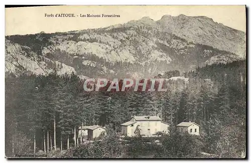 Ansichtskarte AK Foret Foret d&#39Aitoue Les maisons forestieres Corse Corsica