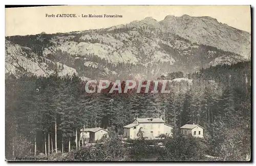 Cartes postales Foret Foret d&#39Aitoue Les maisons forestieres Corse Corsica