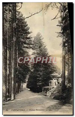 Cartes postales Foret Vizzavona Maison forestiere
