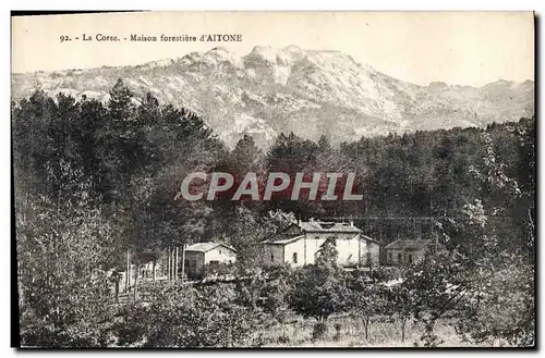 Ansichtskarte AK Foret La Corse Maison forestiere d&#39Aitone Corsica