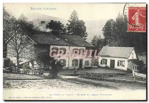 Ansichtskarte AK Foret Ballon d&#39Alsace Le plein du Camon Maison du garde forestier