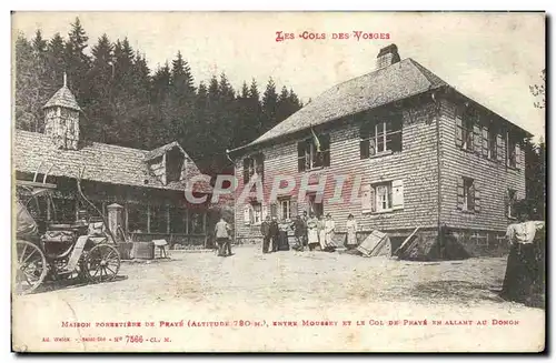 Ansichtskarte AK Foret Cols des Vosges Maison forestiere de Praye entre Moussey et le col de Praye en allant au D