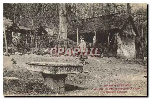 Cartes postales Foret Environs de Port Mort La table Endroit ou dejeunerent Francois 1er et la duchesse d&#39Eta