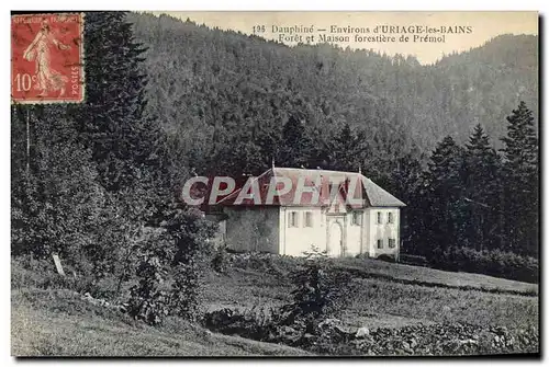 Ansichtskarte AK Foret Dauphine Environs d&#39Uriage les Bains Foret et Maison forestiere de Premol