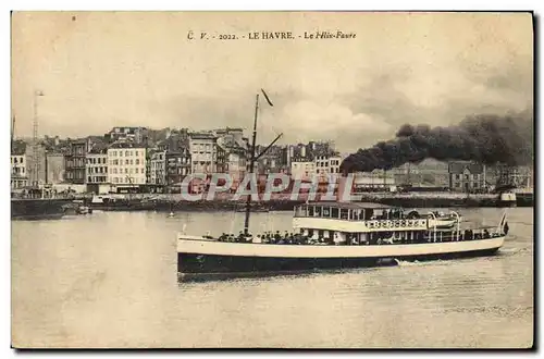 Cartes postales Bateau Le Havre le Felix Faure