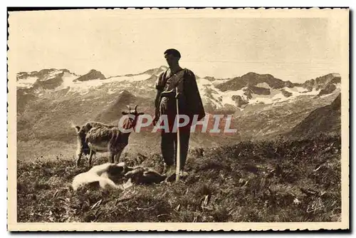 Cartes postales Chevre Luchon Superbagneres chaine frontiere Un patre