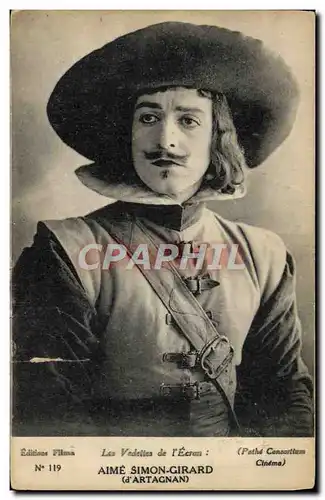 Cartes postales moderne Cinema Aime Simon Girard d'Artagnan